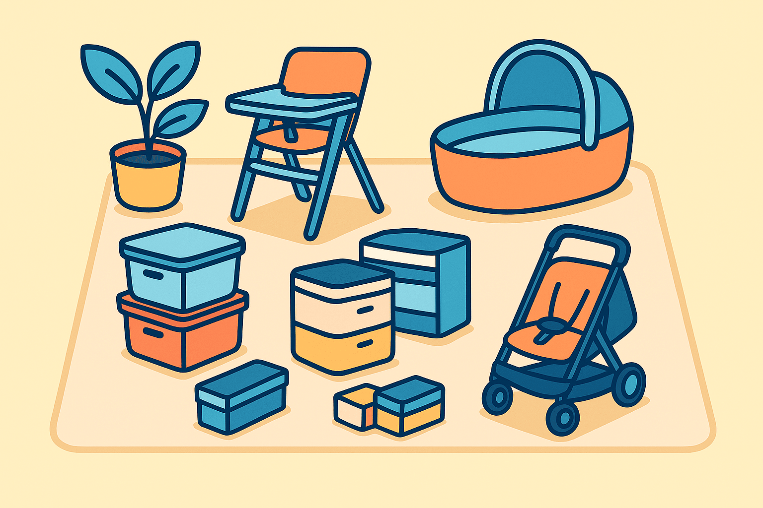 Baby Registry Essentials for Small Spaces