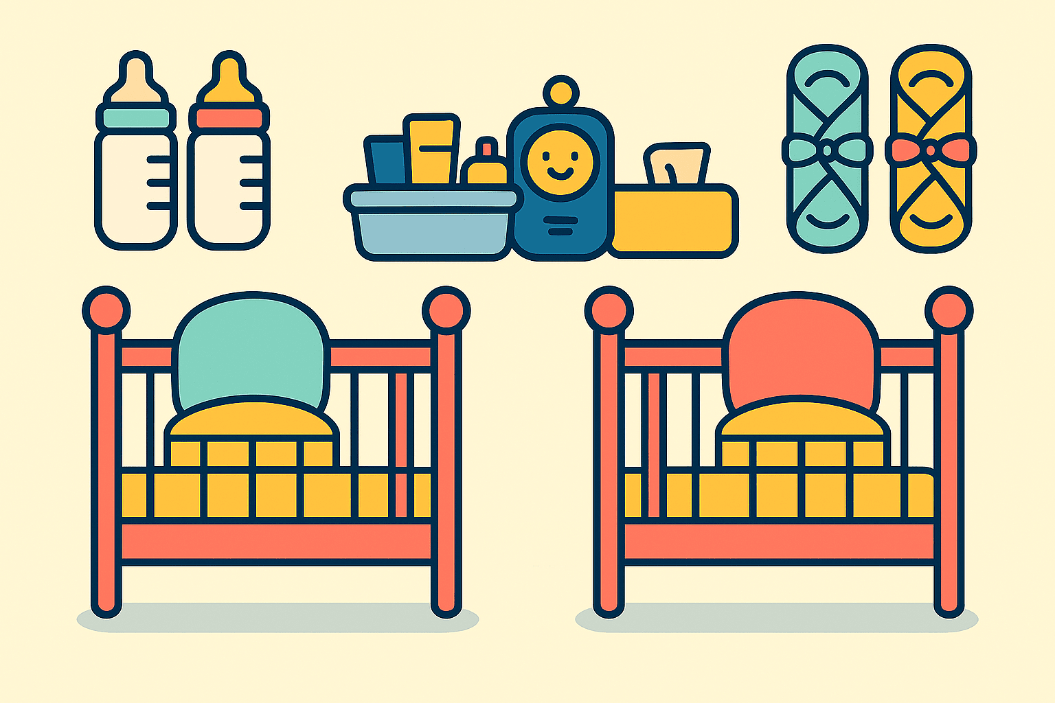 Twin Baby Registry Guide: What to Double (and What to Skip)